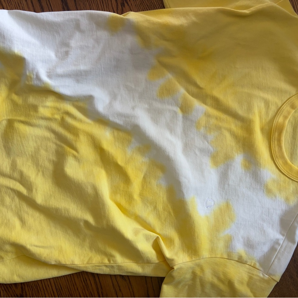Madhappy Yellow and White Kids Tee
